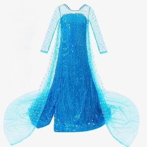 Elsa-Inspired Ice Queen Dress